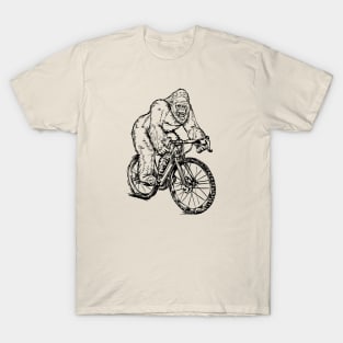 SEEMBO Gorilla Cycling Bicycle Bicycling Cyclist Biking Bike T-Shirt